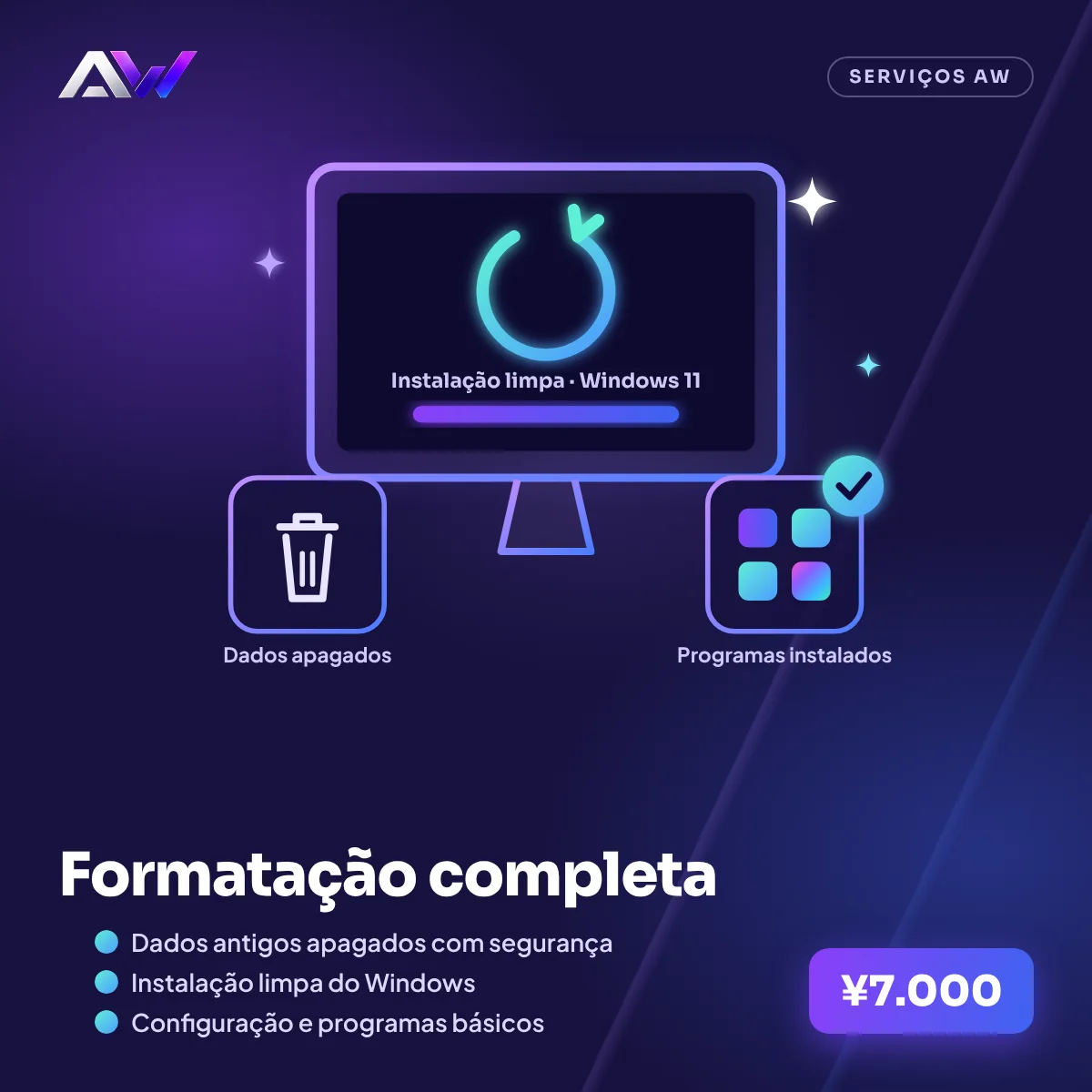 Formatação completa