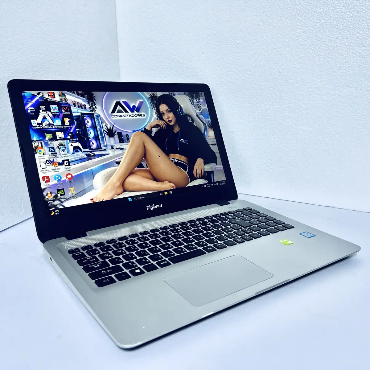Notebook Diginnos i7 8ª geração com GeForce MX150